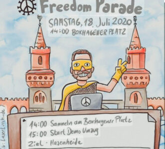Spendenaufruf Freedom Parade